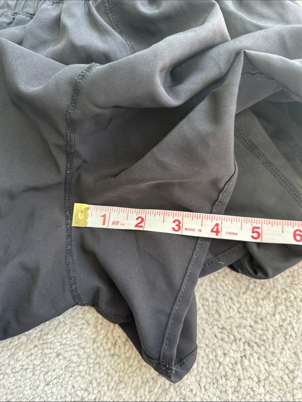Lululemon DUP Black Women's - Lightweight athletic shorts Size  XS-Small